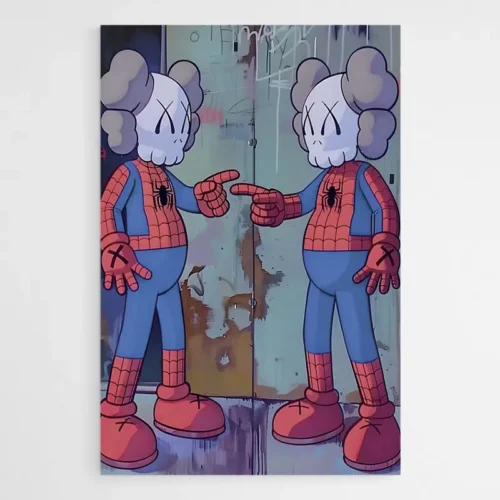 Tableau Kaws Spider Man