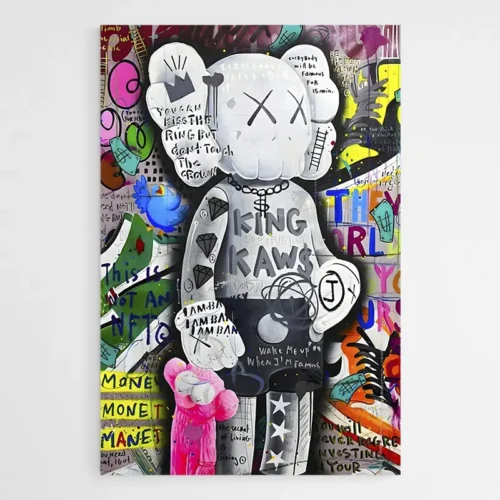 Tableau Kaws Street Art