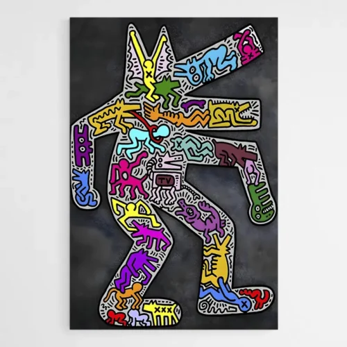 Tableau Keith Haring Moderne