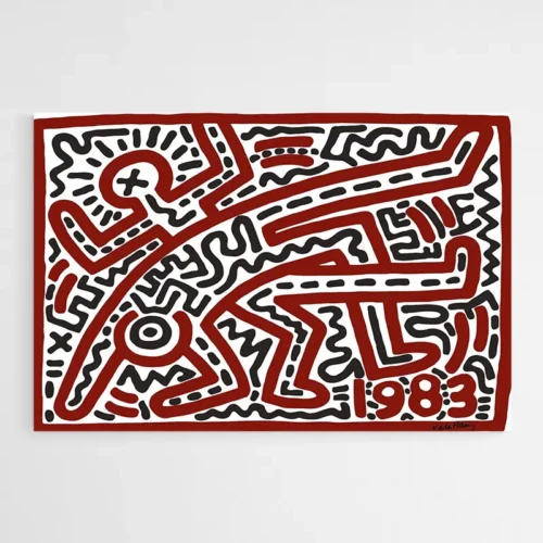 Tableau Keith Haring Untitled