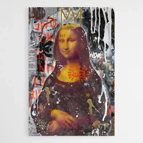 Tableau la Joconde Street Art