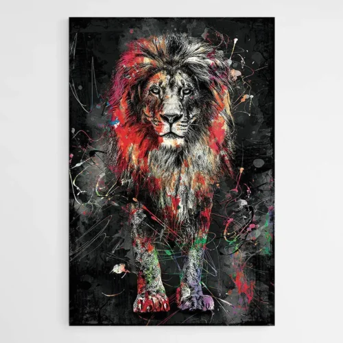 Tableau Lion Moderne