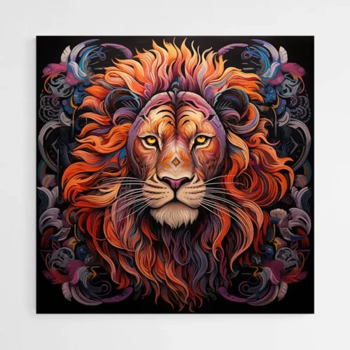 Tableau Lion Pour Chambre