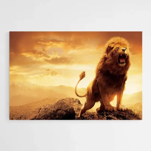 Tableau Lion Rugissant
