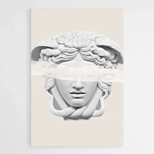 Tableau Statue Meduse