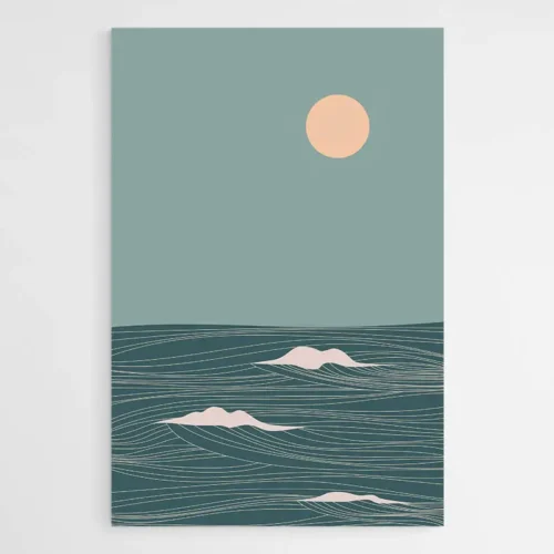 Tableau Mer Minimaliste