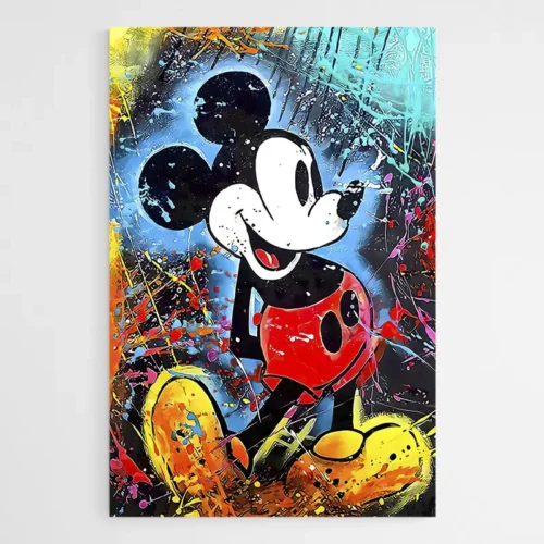 Tableau Mickey Mouse Graffiti