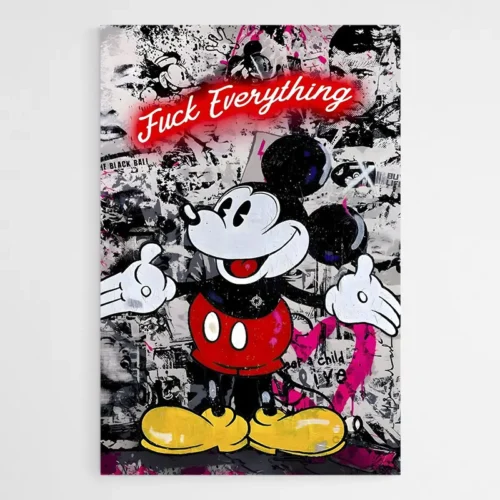 Tableau Mickey Mouse Street Art
