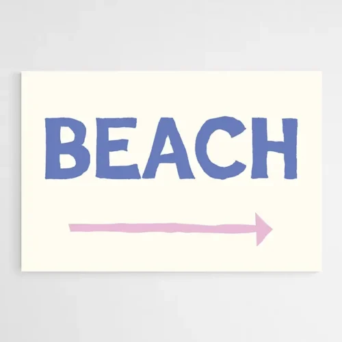 Tableau Minimaliste Beach