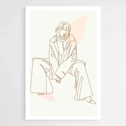 Tableau Minimaliste Fashion