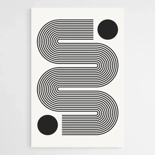 Tableau Minimaliste Geometrie