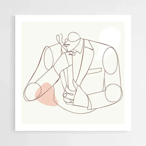 Dessin Minimaliste Homme