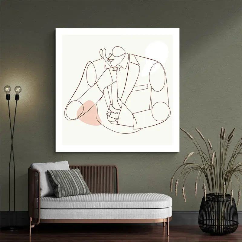 Dessin Minimaliste Homme