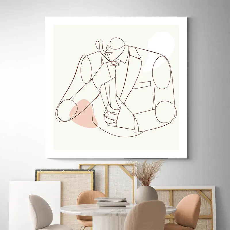 Dessin Minimaliste Homme