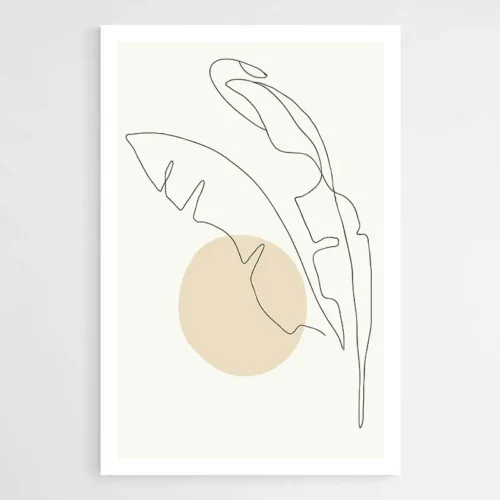 Tableau Minimaliste Nature