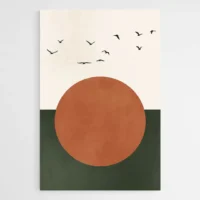 Tableau minimaliste Soleil