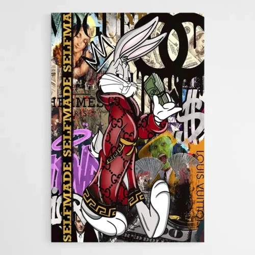 Tableau Moderne Bugs Bunny