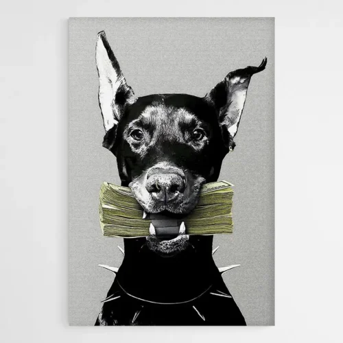 Tableau Moderne Dobermann