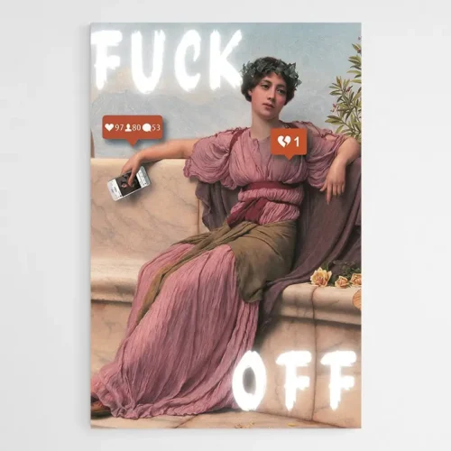 Tableau Moderne Fuck Off