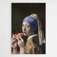 Tableau Moderne la Jeune Fille A la Perle