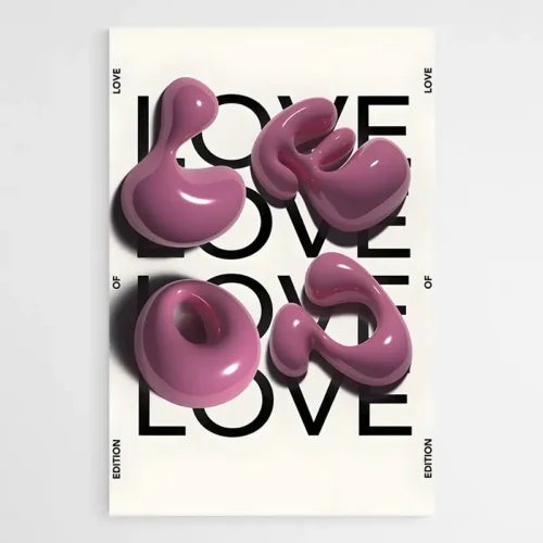 Tableau Moderne Love