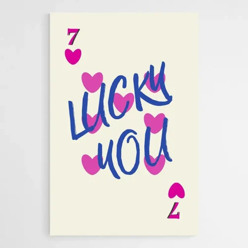 Tableau Moderne Lucky You