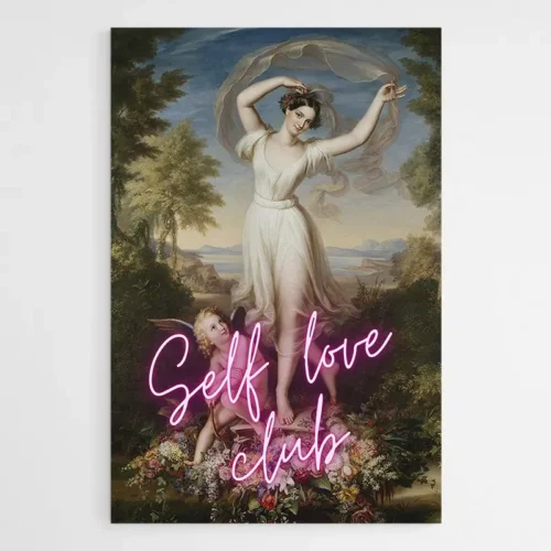 Tableau Moderne Self Club Love