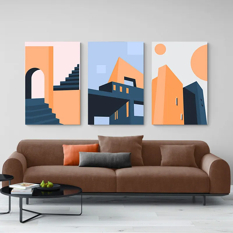Tableau moderne triptyque