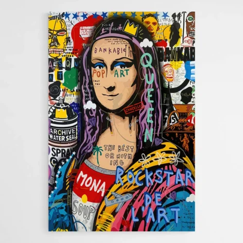 Tableau Mona Lisa Street Art