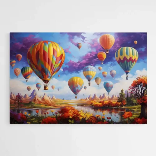 Tableau Montgolfières