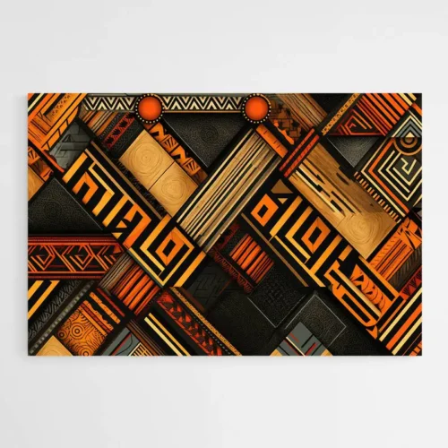 Tableau Motif Africain