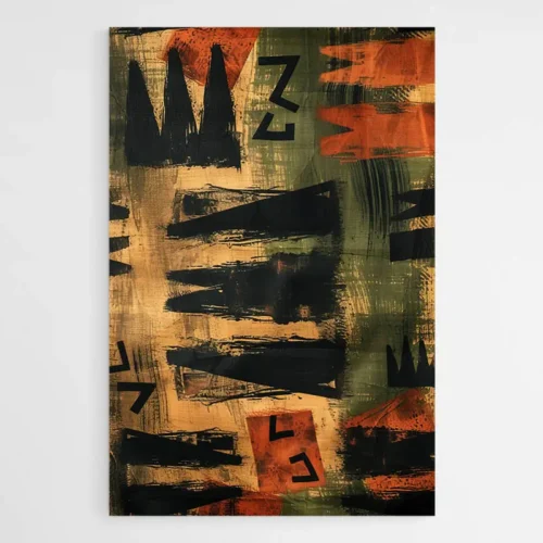 Tableau motifs africains