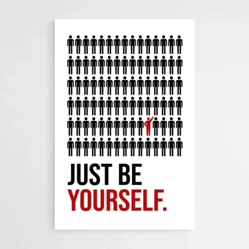 Affiche Motivation - Be Yourself