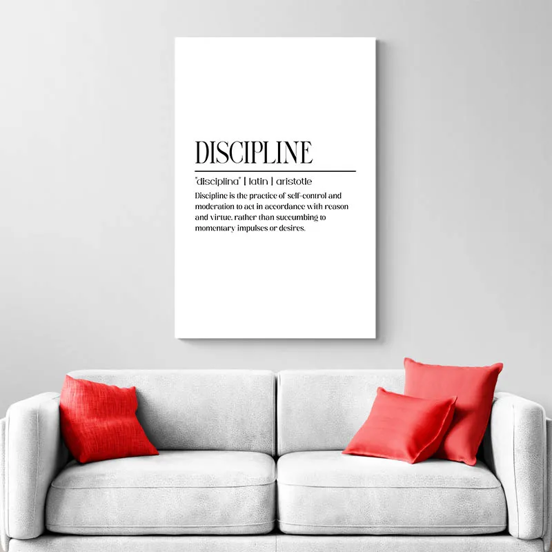 Affiche Motivation - Discipline