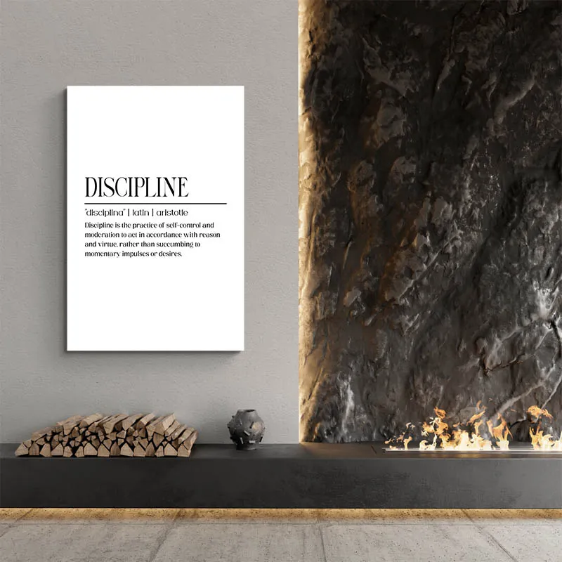 Affiche Motivation - Discipline