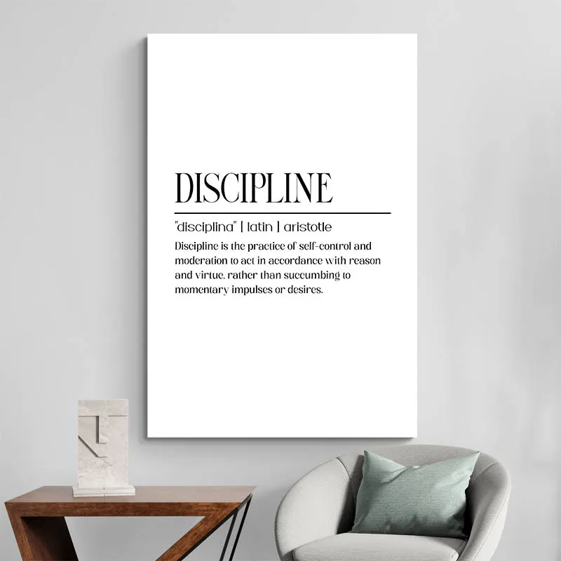 Affiche Motivation - Discipline