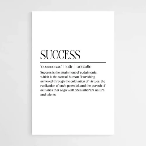 Affiche Motivation - Success