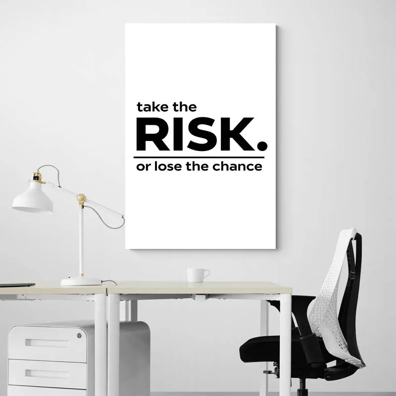 Affiche Motivation - Take The Risk