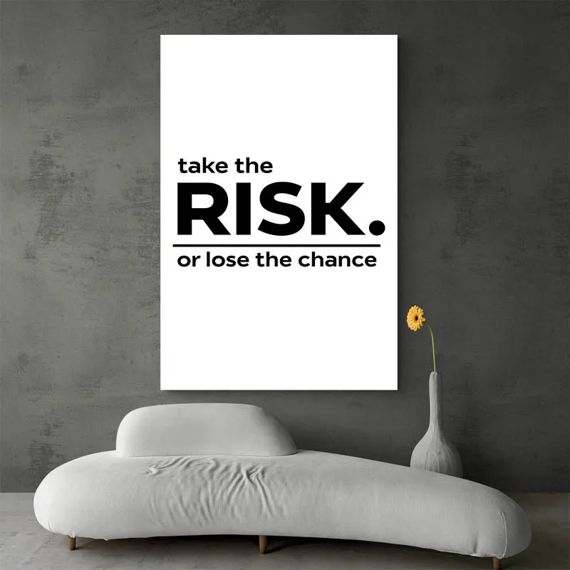 Affiche Motivation - Take The Risk