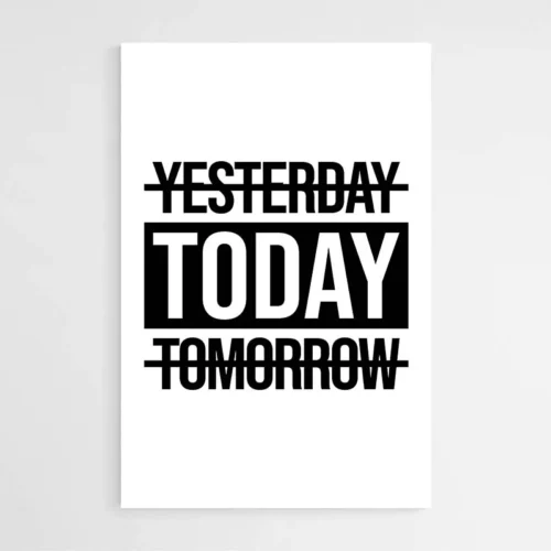 Affiche Motivation - Today