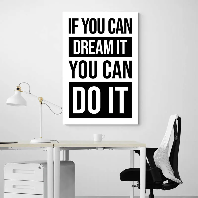 Affiche Motivation - You Can Do It