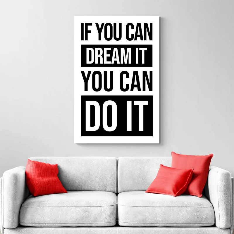Affiche Motivation - You Can Do It
