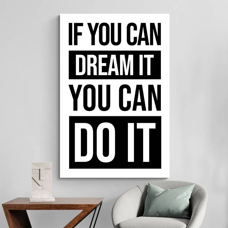 Affiche Motivation - You Can Do It
