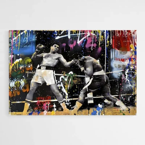 Tableau Muhammad Ali Street Art
