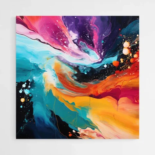 Tableau Multicolore Design