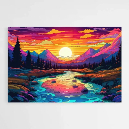 Tableau Nature Pop Art