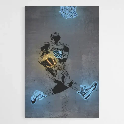 Tableau Neon Lebron James