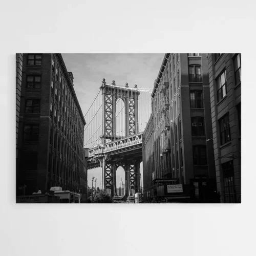 Tableau New York Noir et Blanc