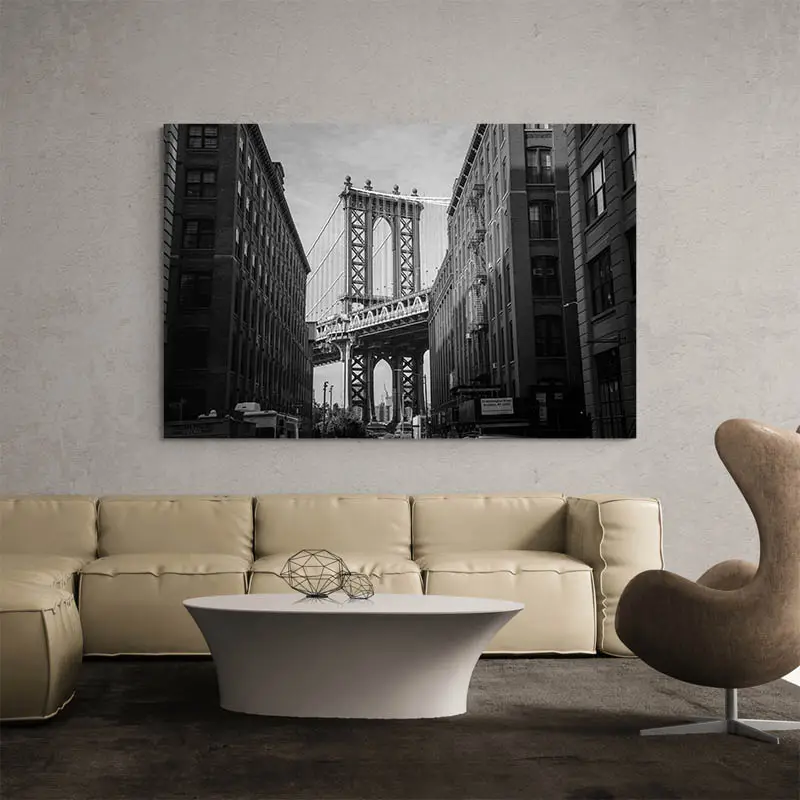 Tableau New York Noir et Blanc