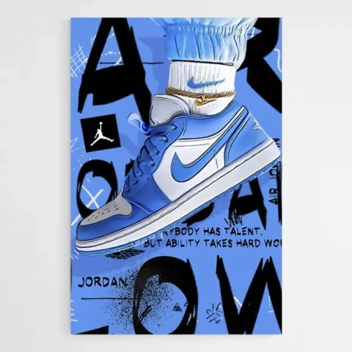 Tableau Nike Air Jordan Bleu